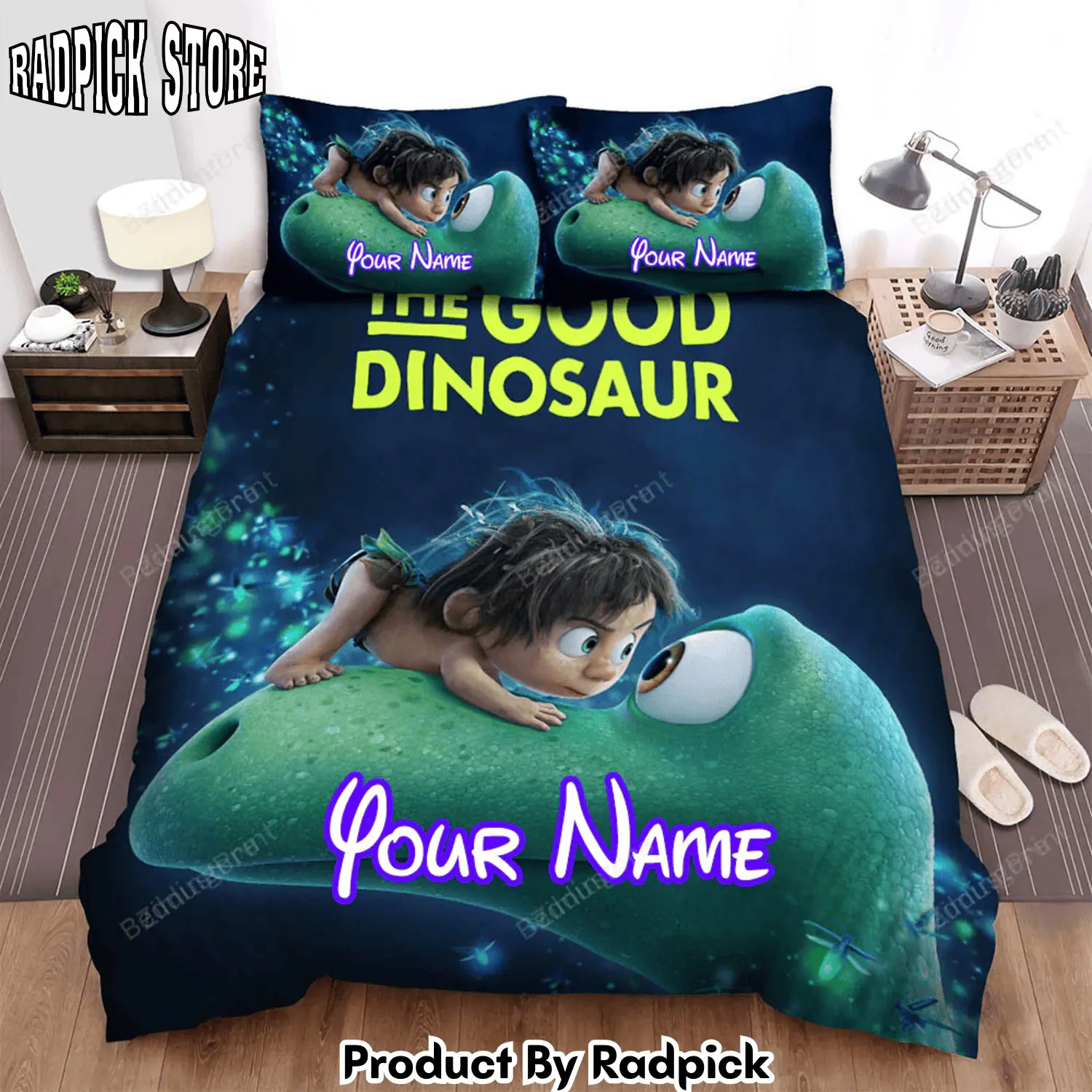 Radpick the good dinosaur from the creators of inside out movie poster bed sheets duvet cover personalized name bedding sets rp3271251